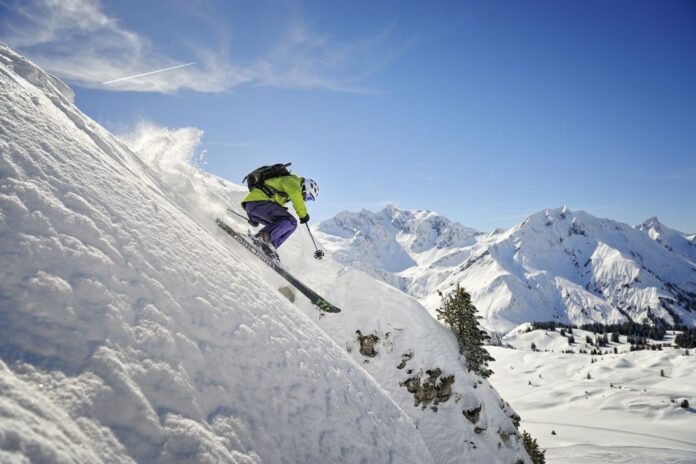 Bergurlaub Freeriden am Arlberg Quelle: Skilfte Warth (Berghaus Schröcken)